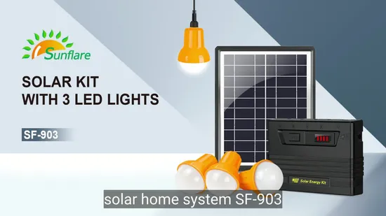 Sistema solar 5W/10W Sistema de iluminação para uso doméstico para iluminação interna e externa