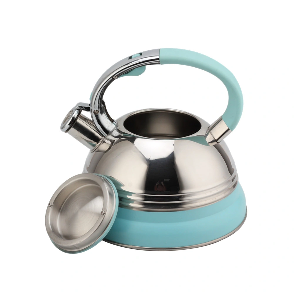 Whistling Kettle Stainless Steel 3 L Stove Top Induction Gas Electric Traditional Kettle Camping