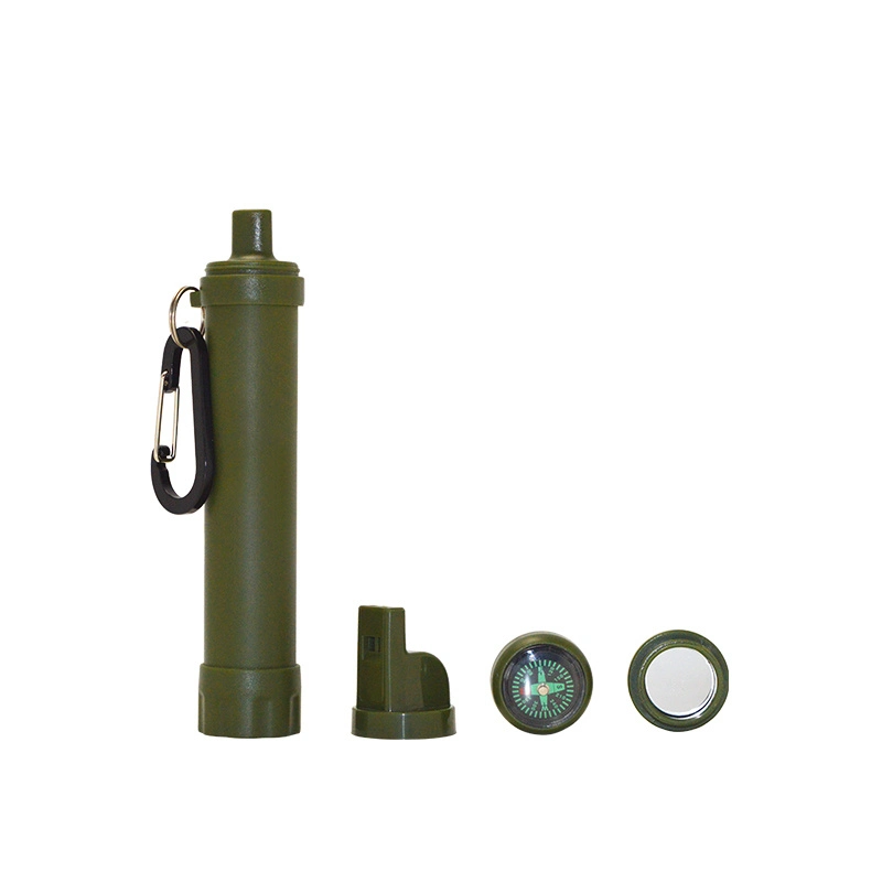 Outdoor Camping Hiking Emergency Survival Portable Water Purifier Straw Personal Water Filter Straw Gear