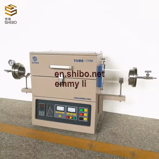 Fornalha de Tubo de Vácuo Fornecimento Principal 1200c Forno de Alta Temperatura