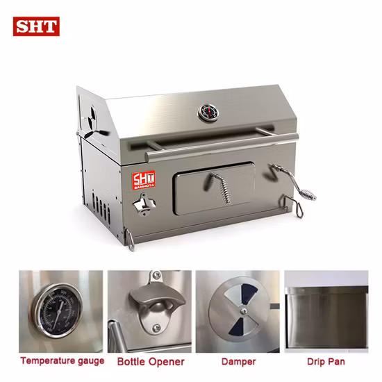 Compre o Flank Steak Charcoal Grill Winter, o melhor fogão de acampamento dobrável e leve
